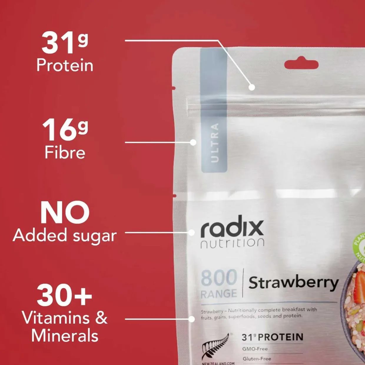 Ultra Strawberry Breakfast - 800kcal