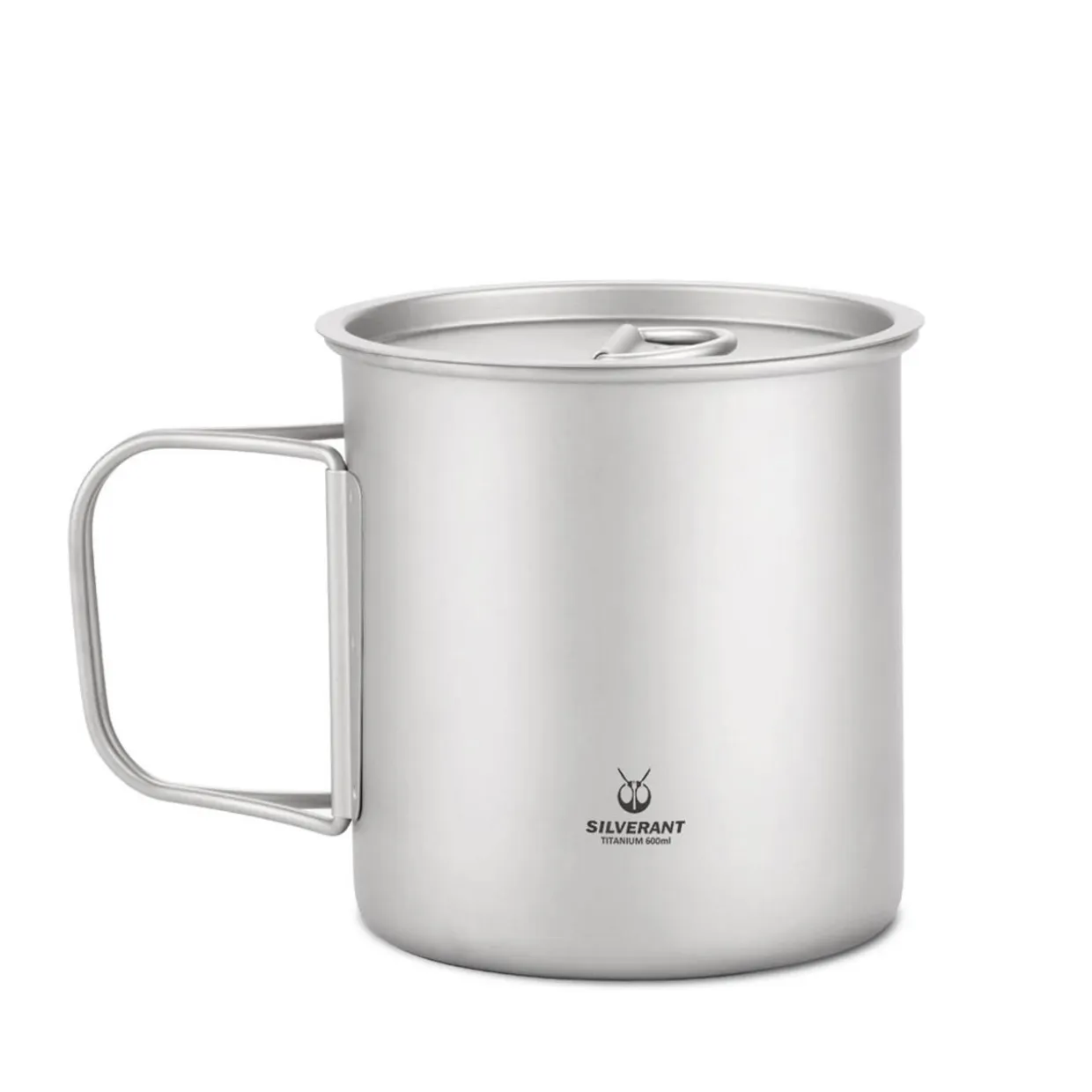 Ultralight Titanium Cup with Lid 600ml