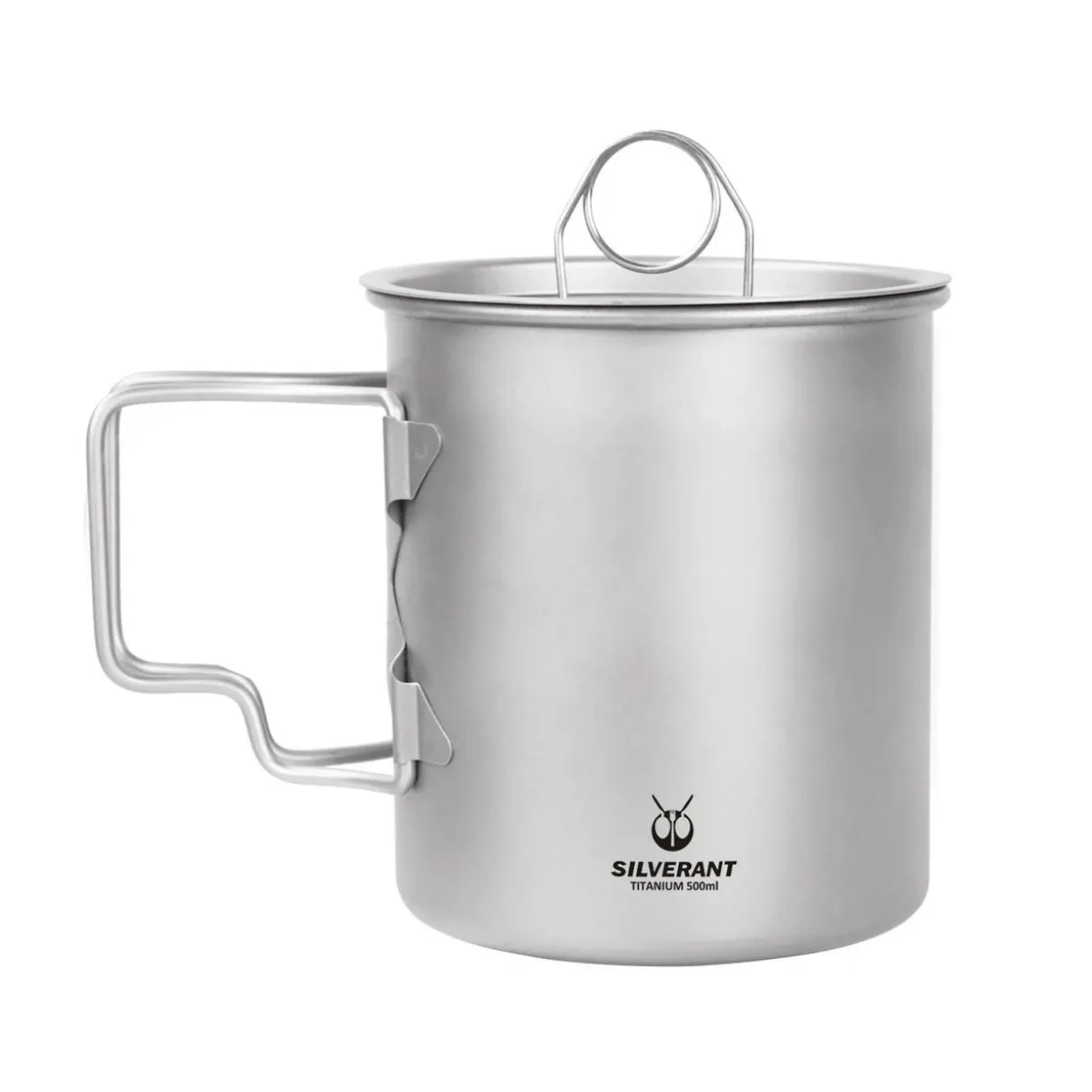 Ultralight Titanium Cup with Lid 500ml
