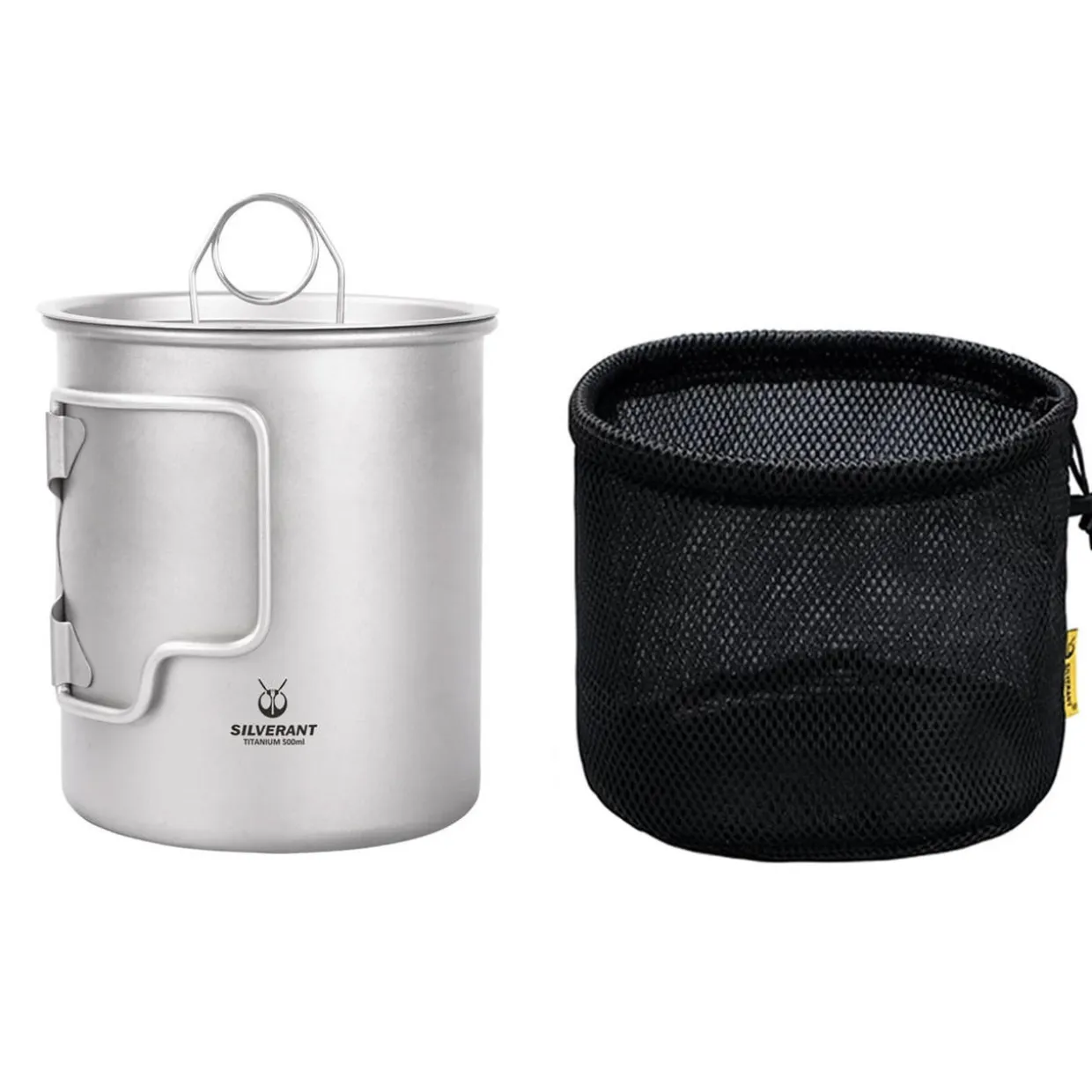 Ultralight Titanium Cup with Lid 500ml
