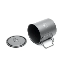 Ultralight Titanium 450ml Cup with Lid