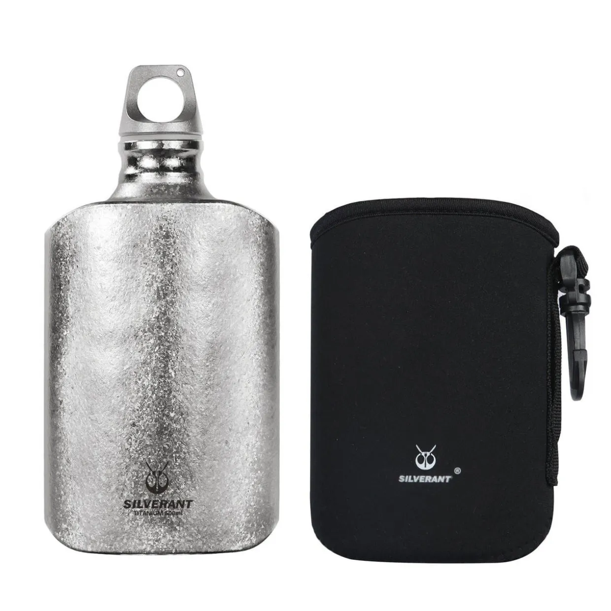 Ultralight Titanium Water Bottle 600ml - Slim