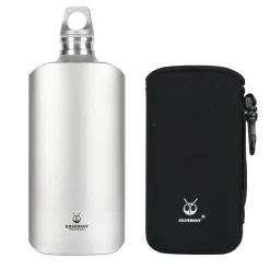 Ultralight Titanium Water Bottle 800ml - Slim