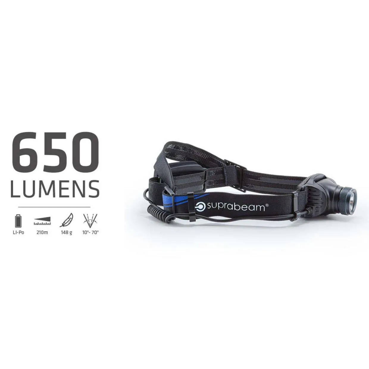 V3air 650 Rechargeable Headlamp