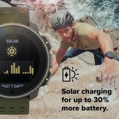 Vertical Steel Solar Watch