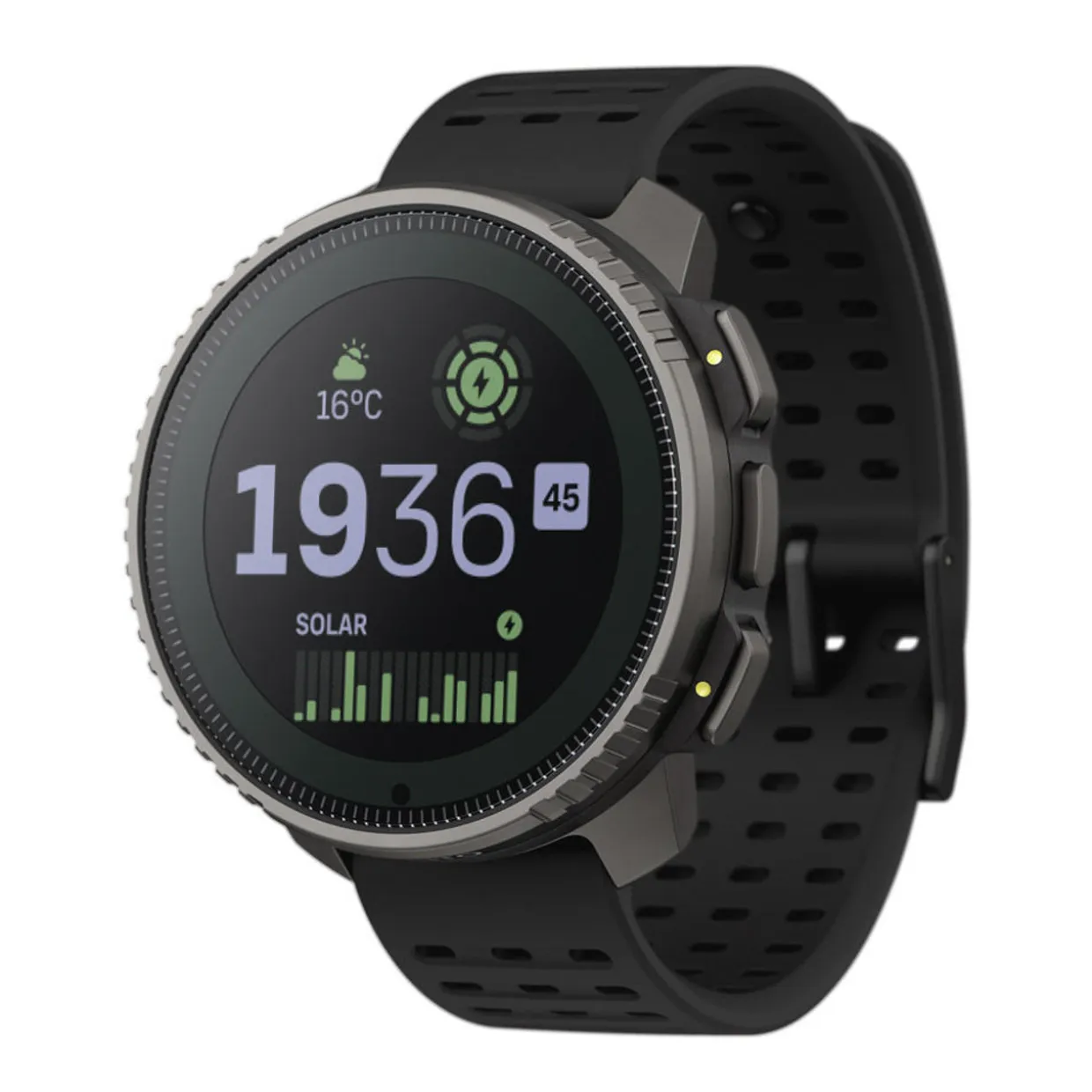 Vertical Titanium Solar Watch
