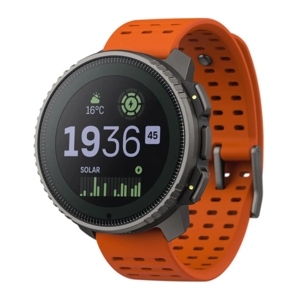 Vertical Titanium Solar Watch