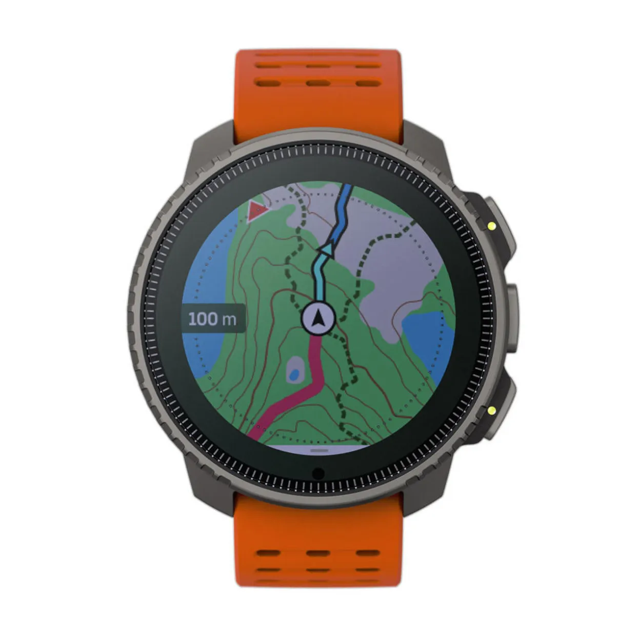Vertical Titanium Solar Watch