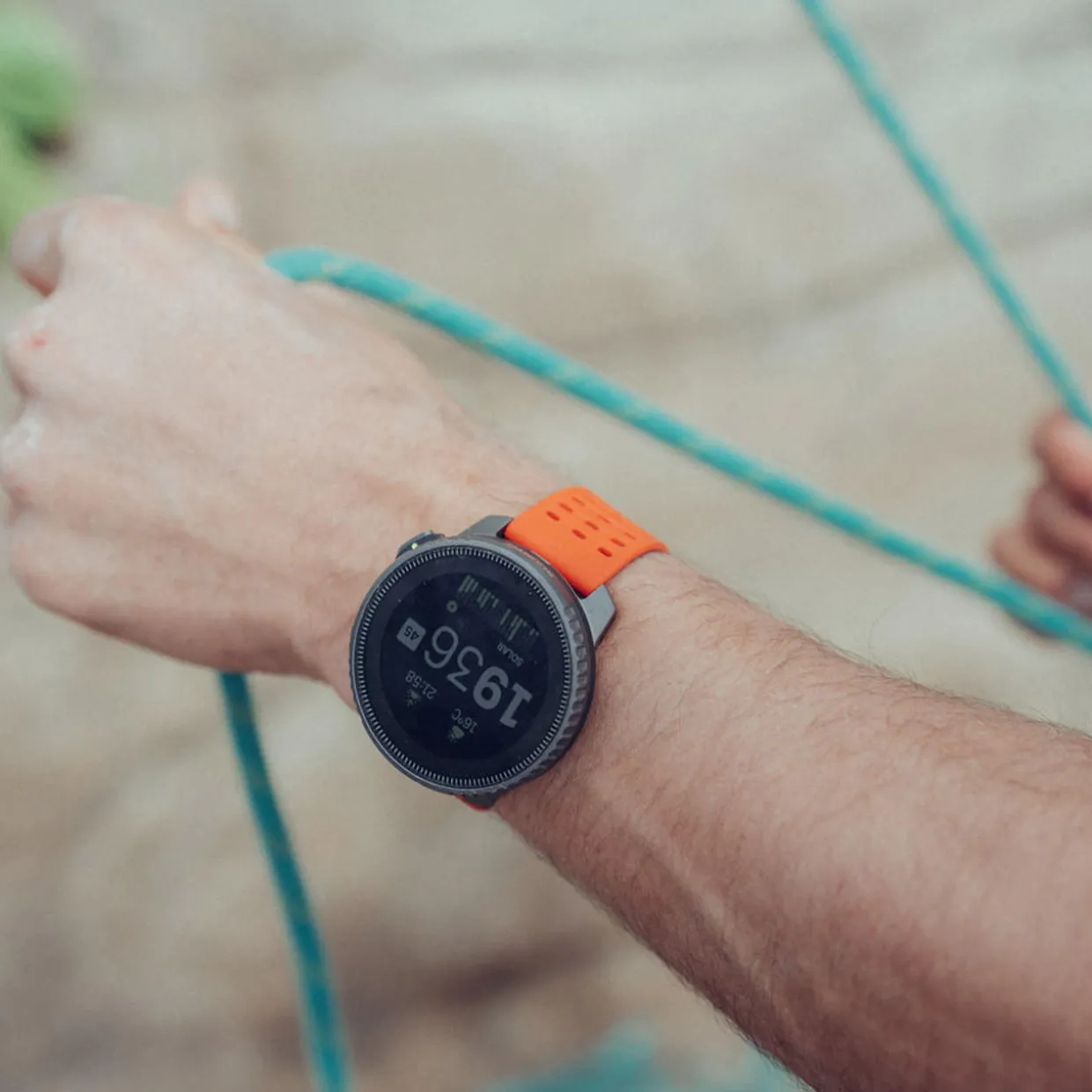 Vertical Titanium Solar Watch