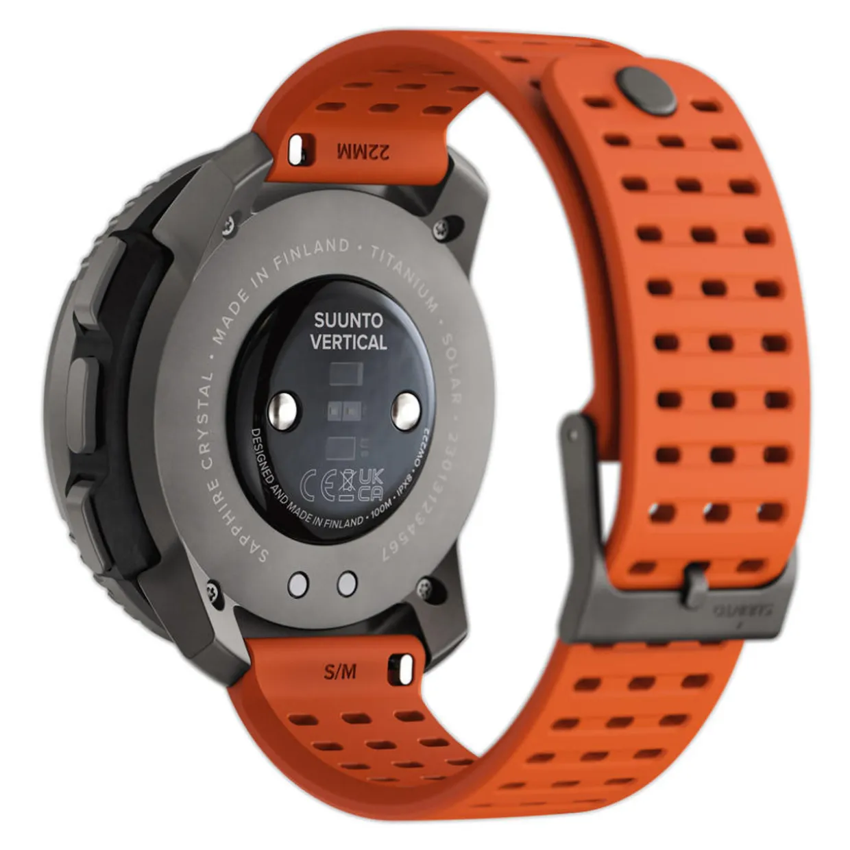 Vertical Titanium Solar Watch