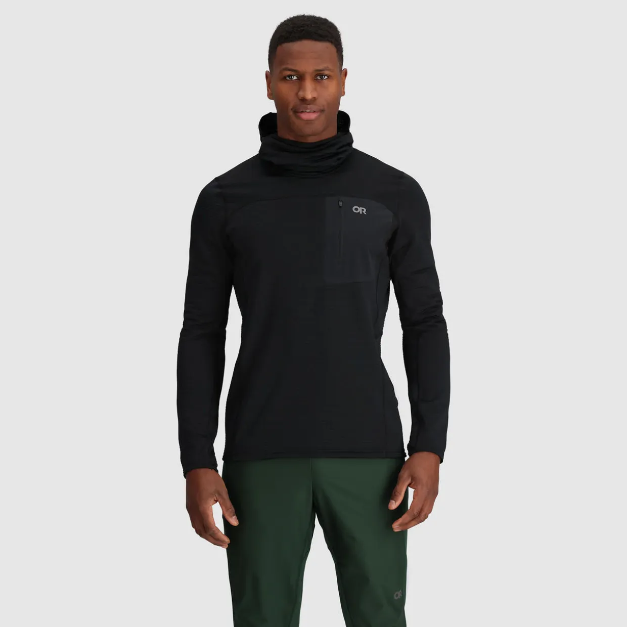 Vigor Grid Fleece Pullover Hoodie