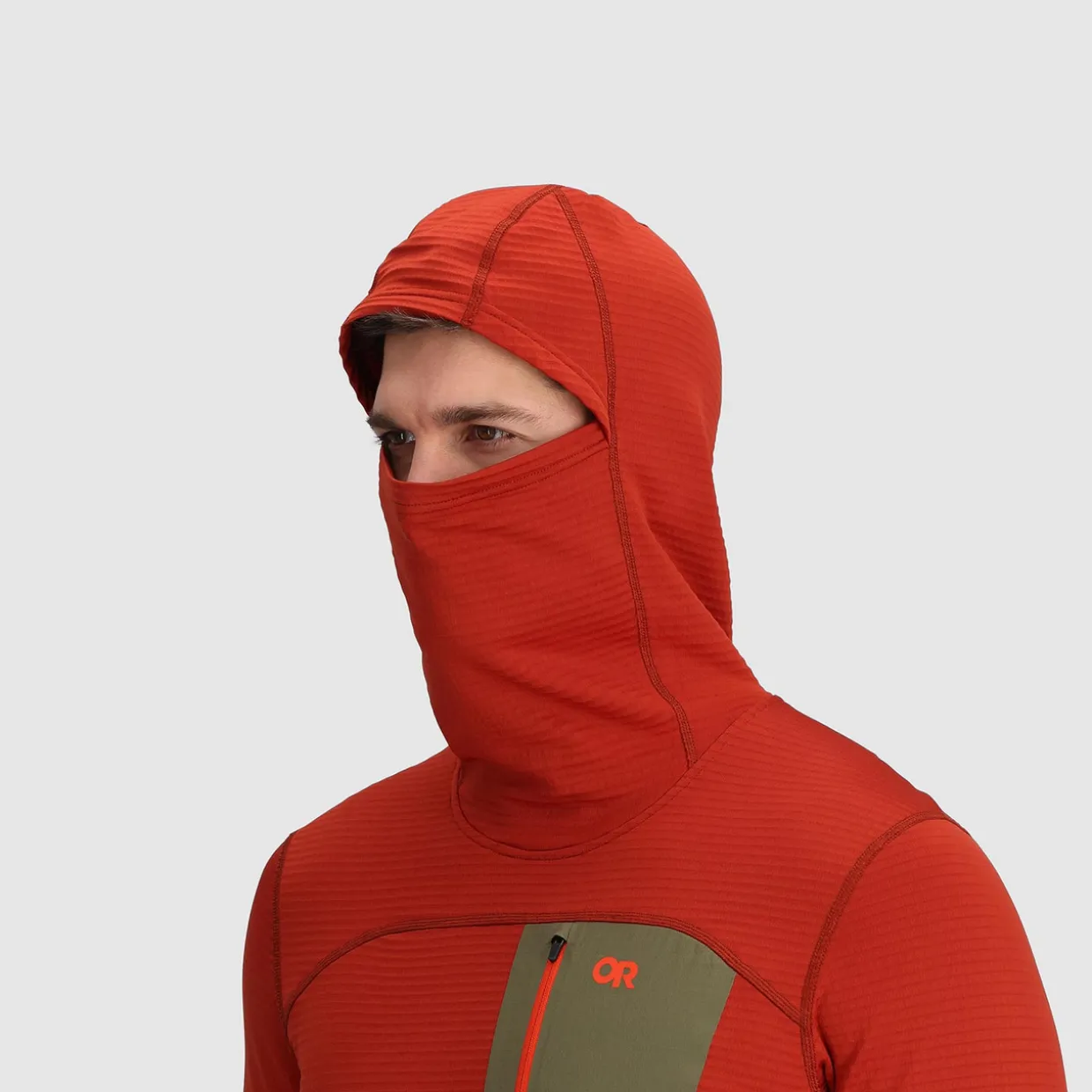 Vigor Grid Fleece Pullover Hoodie