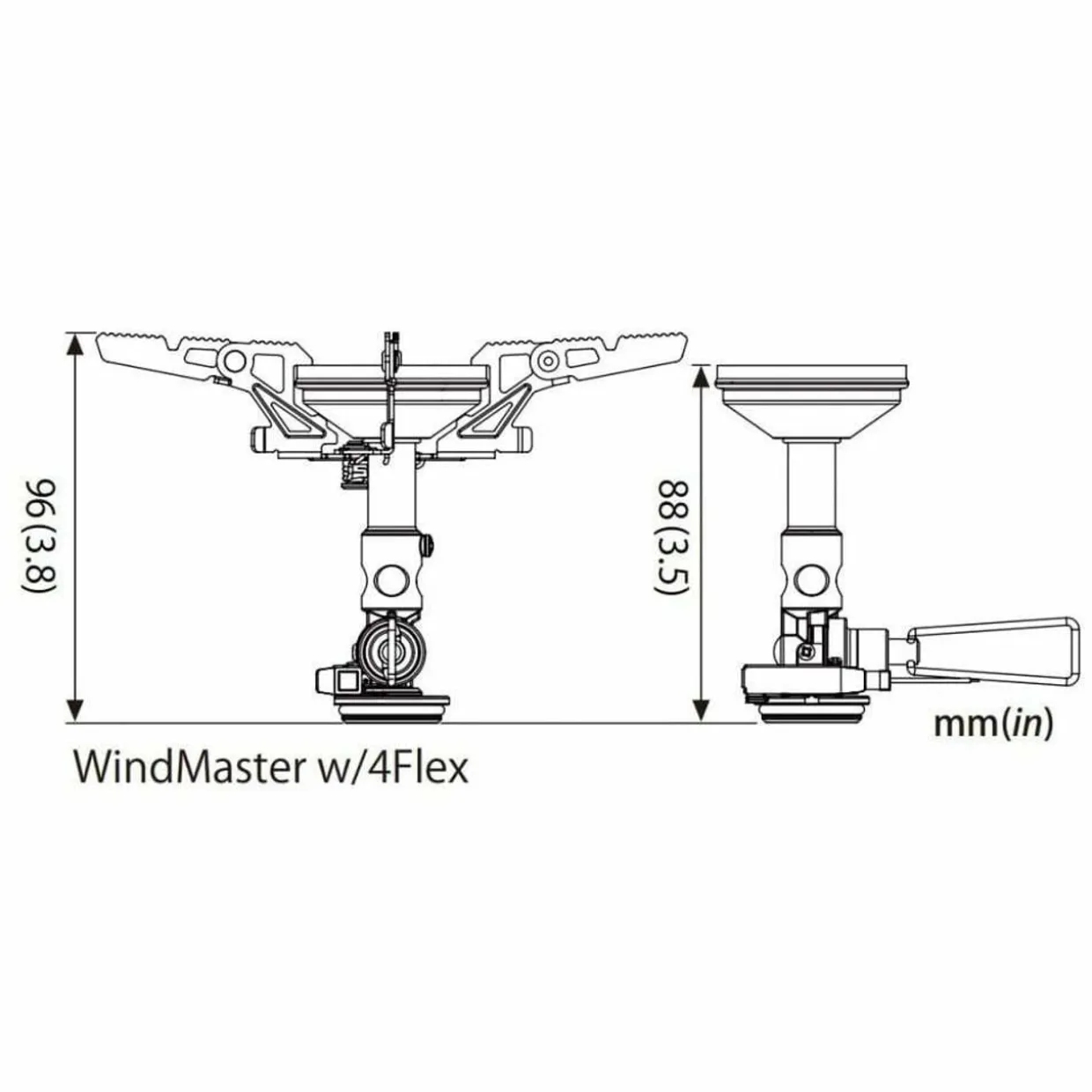 WindMaster Stove with Micro Regulator + 4Flex