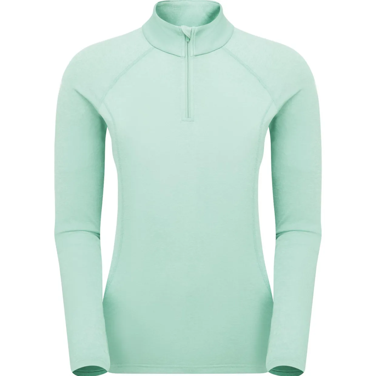Womens Dart Zip Neck