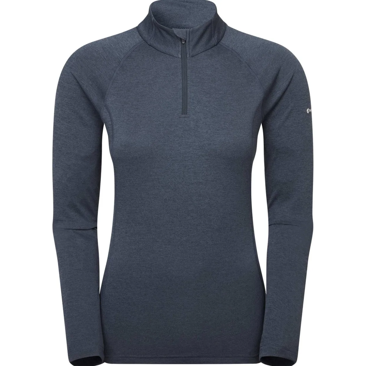 Womens Dart Zip Neck