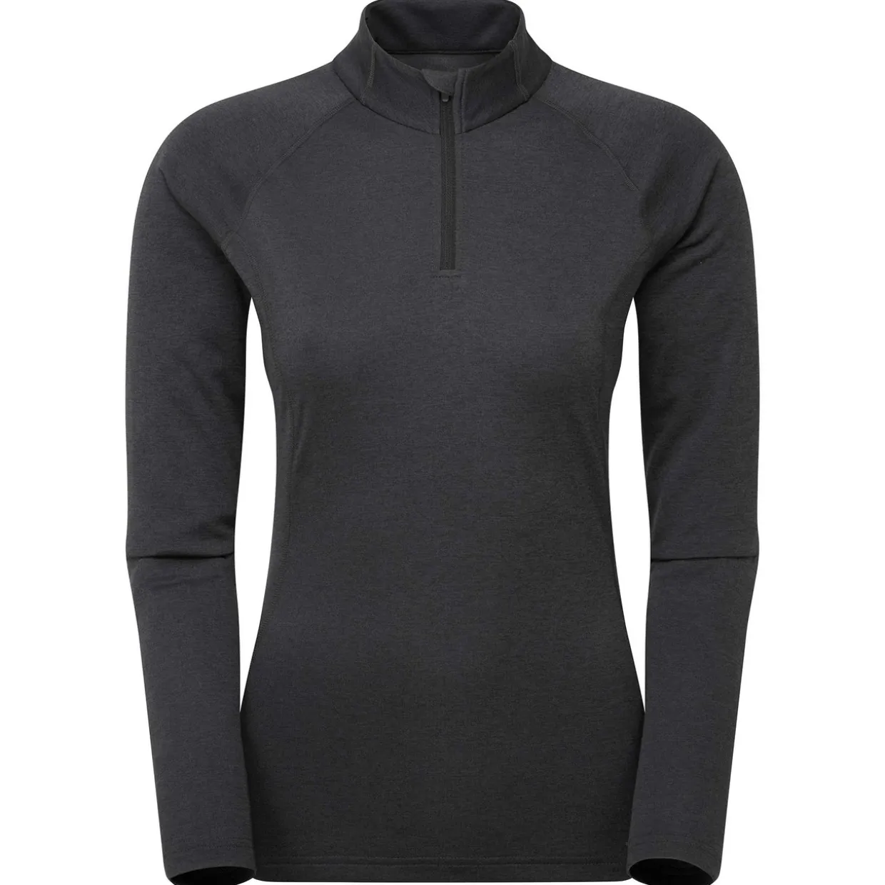 Womens Dart Zip Neck