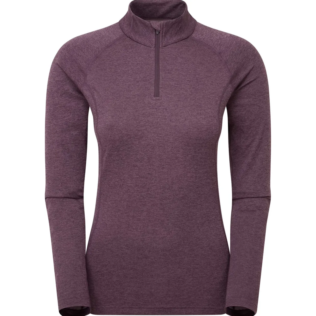 Womens Dart Zip Neck