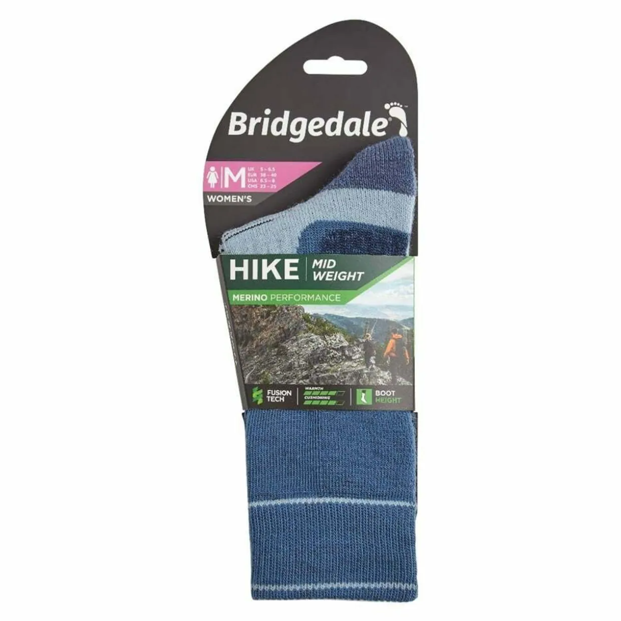 Womens Hike Midweight Merino Performance Boot Socks