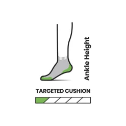 Womens Hike Targeted Cushion Ankle Socks