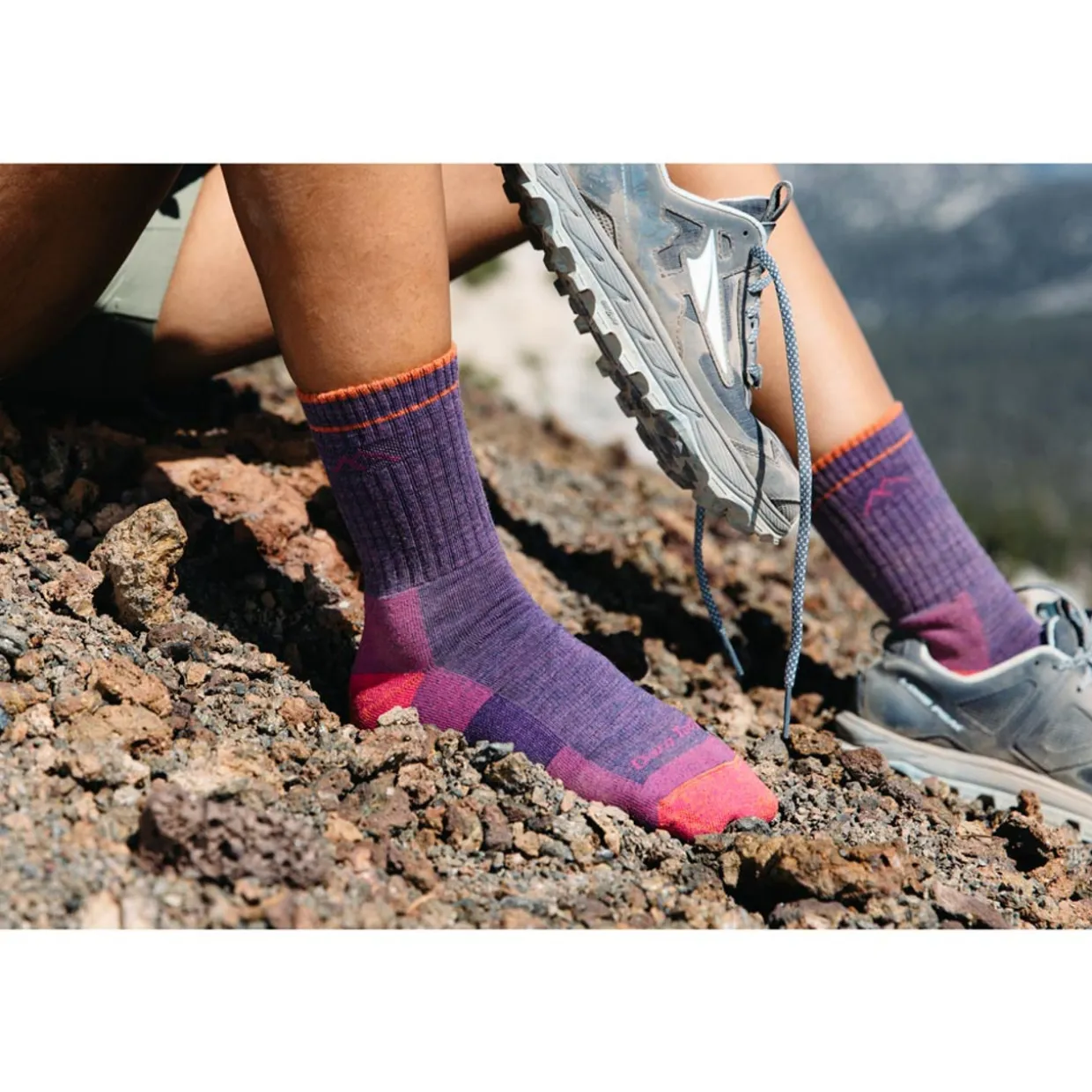 Womens Hiker Boot Midweight Socks with Cushion