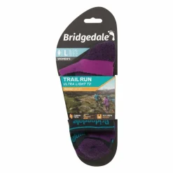 Womens Trail Run Ultra Light T2 Merino Sport 3/4 Crew Socks